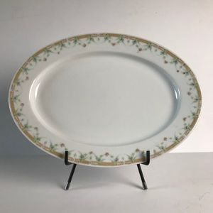 Vintage Austrian Porcelain Oval Platter